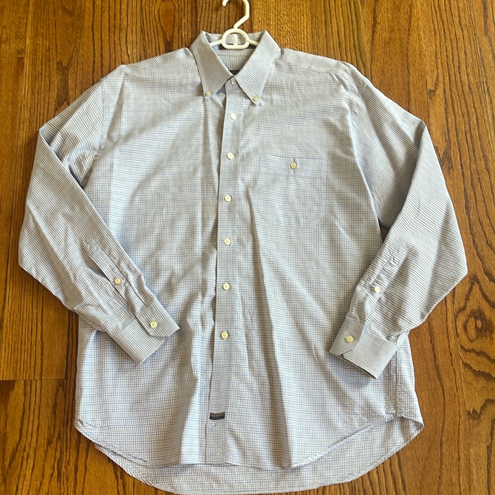 Robert Talbott Plaid Long Sleeve Button Down, Xl - image 1